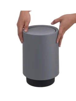 Kosmetikeimer in Dunkelgrau - 6 Liter
