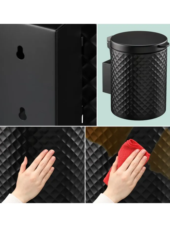 Kosmetikeimer in Schwarz - 5 Liter