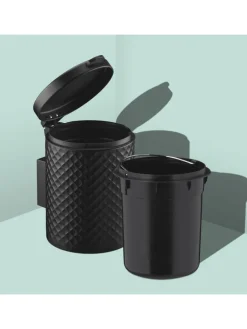 Kosmetikeimer in Schwarz - 5 Liter