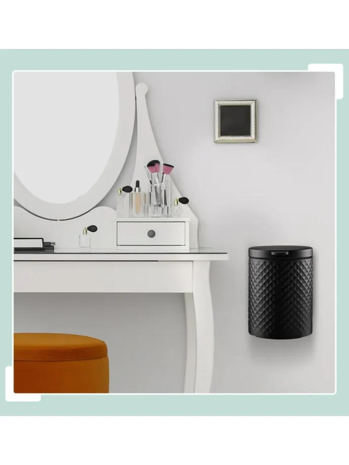 Kosmetikeimer in Schwarz - 5 Liter