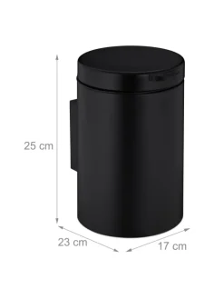 Kosmetikeimer in Schwarz - 3 Liter