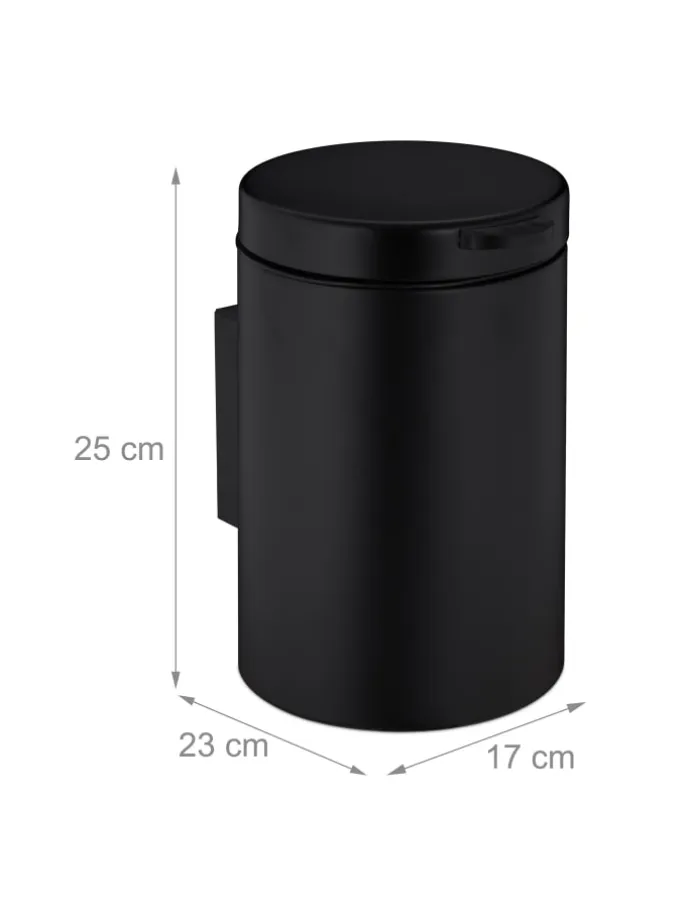 Kosmetikeimer in Schwarz - 3 Liter