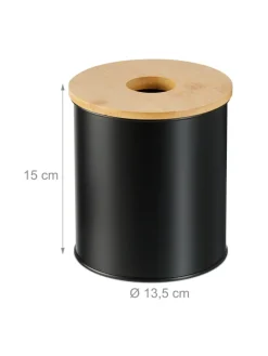 Kosmetikeimer in Schwarz - 2 l