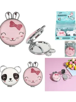 Kosmetikspiegel in Weiß oder Rosa (Überraschungsprodukt)