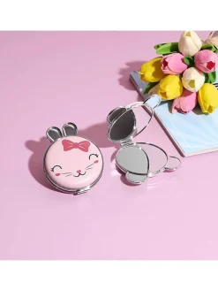 Kosmetikspiegel in Weiß oder Rosa (Überraschungsprodukt)