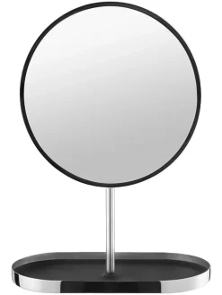 Kosmetikspiegel "Modo" in Schwarz - (B)20 x (H)28 cm