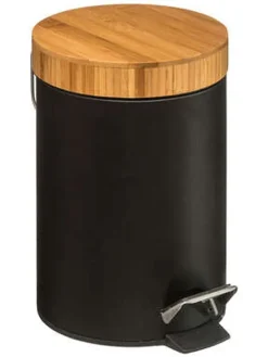 Kosmetik-Treteimer in Schwarz - 3 l