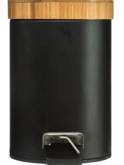 Kosmetik-Treteimer in Schwarz - 3 l