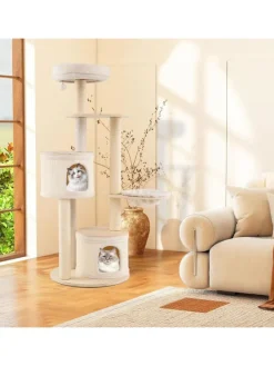 Kratzbaum Groß in Hellbraun