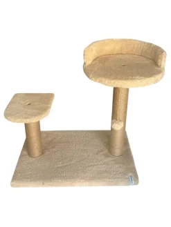 Kratzbaum in Beige - (B)50 x (H)46 x (T)35 cm