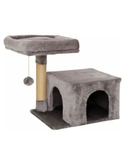 Kratzbaum in Grau - (B)50 x (H)48 x (T)35 cm