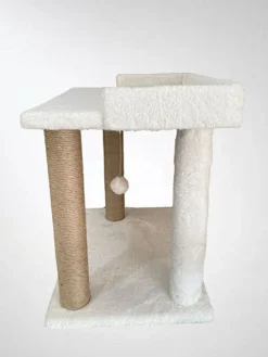 Kratzbaum ''Liza'' in Creme - (B)50 x (H)48 x (T)35 cm