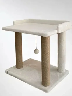 Kratzbaum ''Liza'' in Creme - (B)50 x (H)48 x (T)35 cm