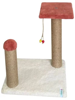 Kratzbaum ''Liza'' in Rosa - (B)35 x (H)44 x (T)28 cm