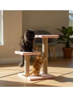 Kratzbaum ''Luizi'' in Rosa - (B)35 x (H)44 x (T)28 cm