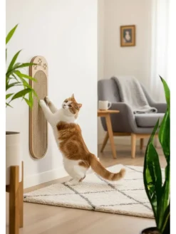 Kratzbrett in Hellbraun - (B)19 x (H)51 cm