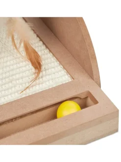 Kratzspielzeug in Natur - (B)17 x (H)30 x (T)30 cm