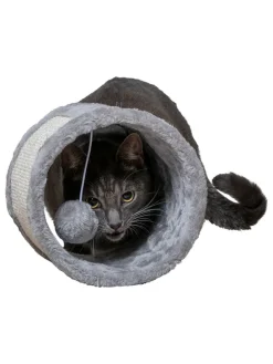 Kratztunnel in Grau - (H)19 x Ø 21 cm