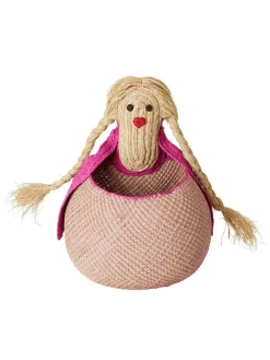 Körbchen "Girl Shape" in Rosa - (B)39 x (H)51 x (T)32 cm