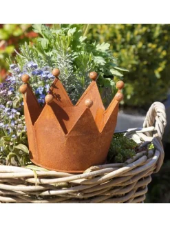 Krone Zink Rost Ø17 im 3er Set in Braun