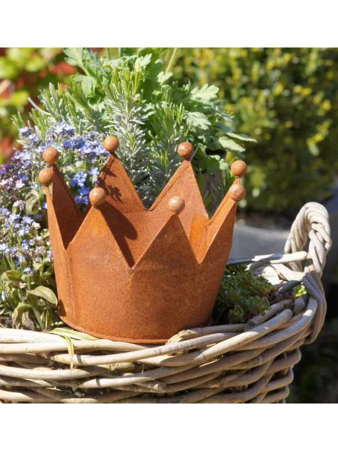 Krone Zink Rost Ø17 im 3er Set in Braun