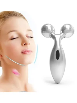 Körpermassagegerät in Silber