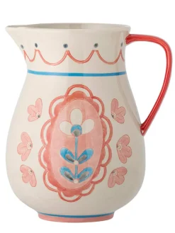 Krug "Odina" in Rosa/ Weiß - (H)24 x Ø 17 cm