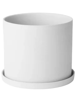 Kräutertopf "Nona" in Weiß - Ø 15 cm