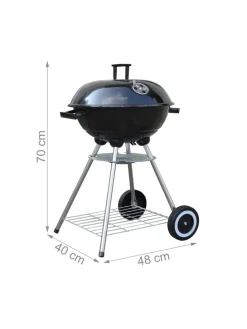 Kugelgrill in Schwarz