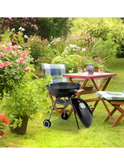 Kugelgrill in Schwarz - Ø 54 cm