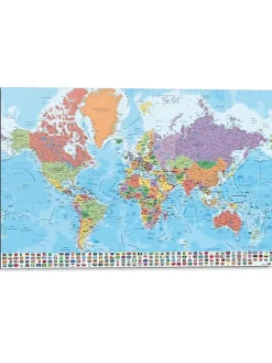 Kunstdruck "Mapa Mundo (ES)"
