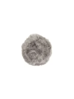 Kunstfell Katy Grau 34 x 34 cm