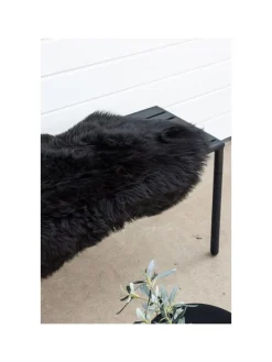 Kunstfell Katy Schwarz 55 x 180 cm