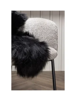 Kunstfell Katy Schwarz 60 x 90 cm