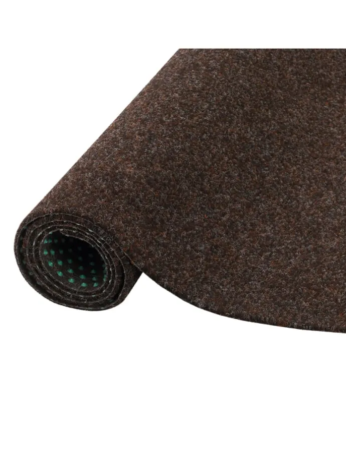 Kunstrasen Rasenteppich mit Noppen Kingston in Braun