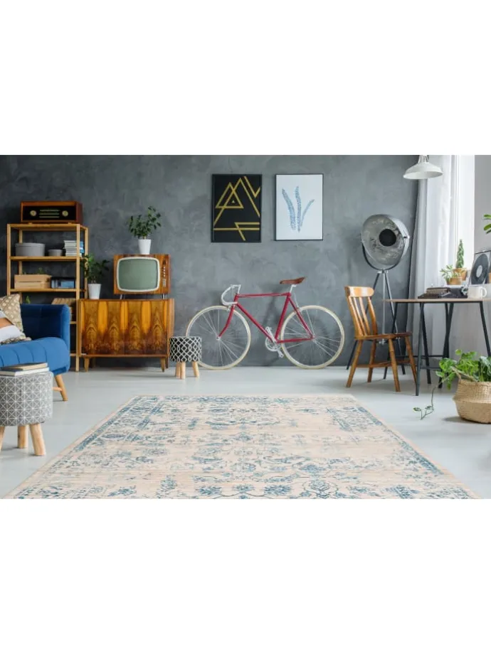 Kurzflor Teppich Baroque 625 in multi - rechteckig