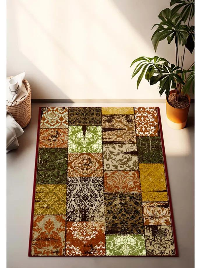 Kurzflor-Teppich ''CT-1080'' in Bunt