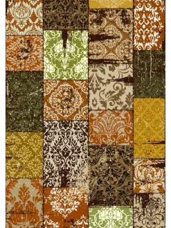 Kurzflor-Teppich ''CT-1080'' in Bunt