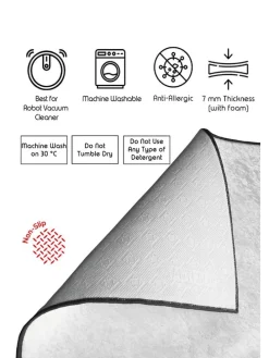 Kurzflor-Teppich ''CT-1080'' in Bunt