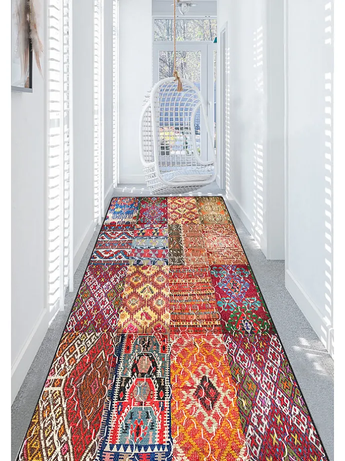 Kurzflor-Teppich ''Eclectic Djt'' in Bunt