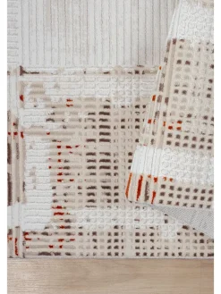 Kurzflor-Teppich ''Elex'' in Beige/ Braun