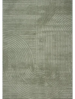 Kurzflorteppich Everest in Grün