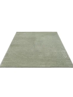Kurzflorteppich Everest in Grün