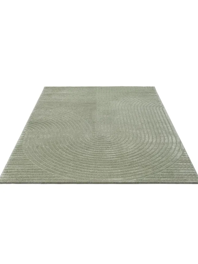 Kurzflorteppich Everest in Grün