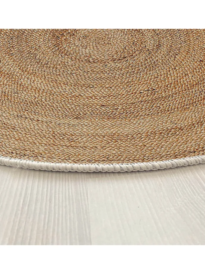 Kurzflor-Teppich in Beige