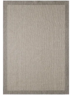 Kurzflor-Teppich in Beige