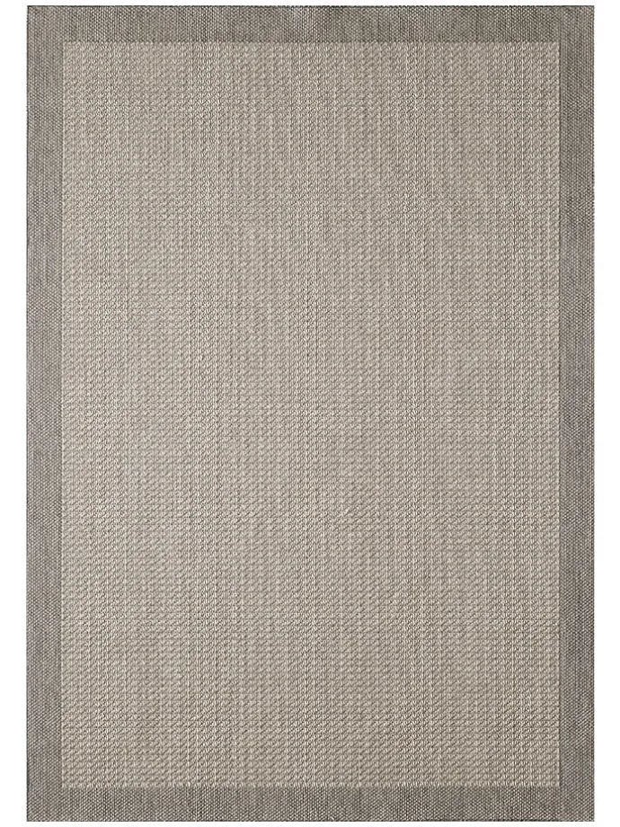 Kurzflor-Teppich in Beige