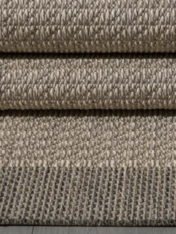 Kurzflor-Teppich in Beige