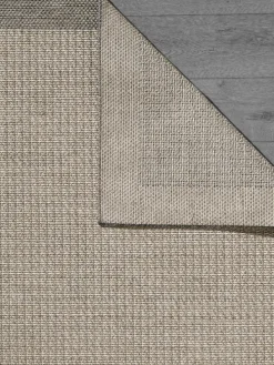 Kurzflor-Teppich in Beige