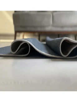 Kurzflor-Teppich in Beige